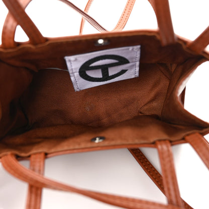 Telfar Vegan Leather Small Shopping Bag Tan 5 of 10