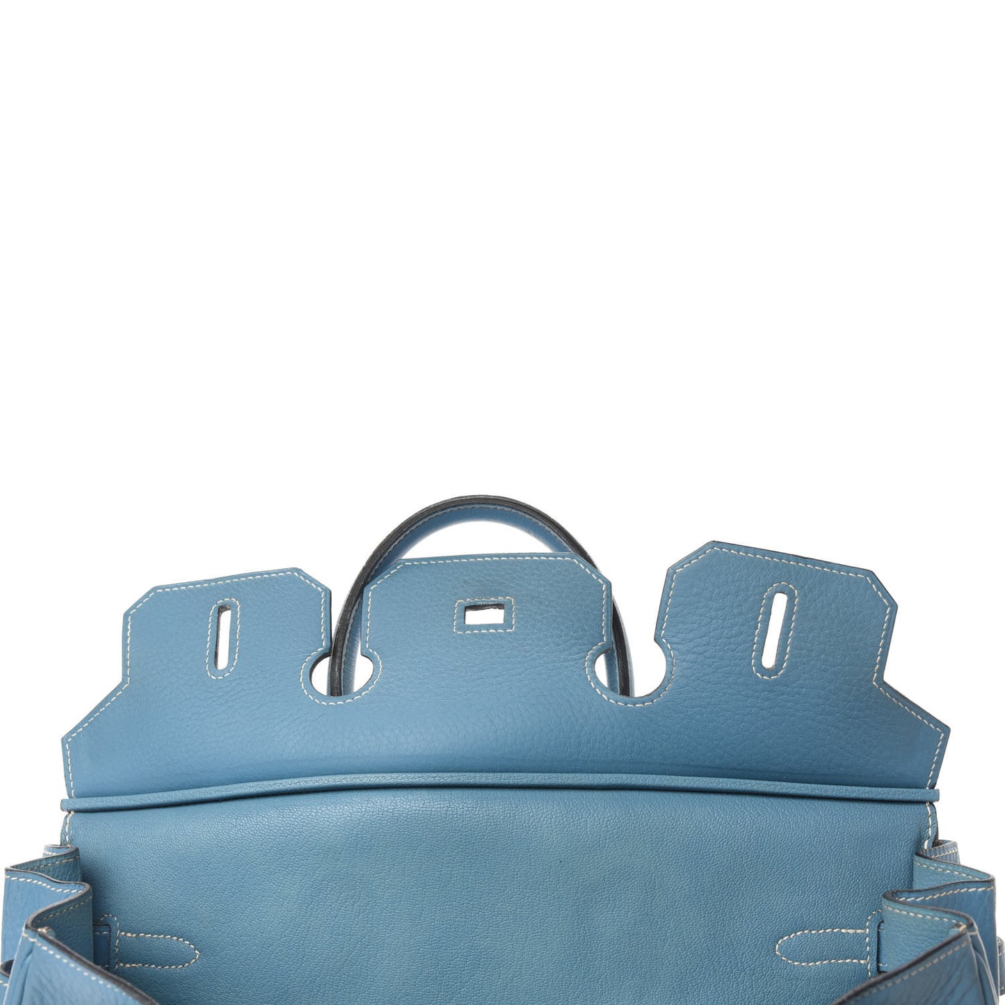 Taurillon Clemence Birkin 35 Blue Jean