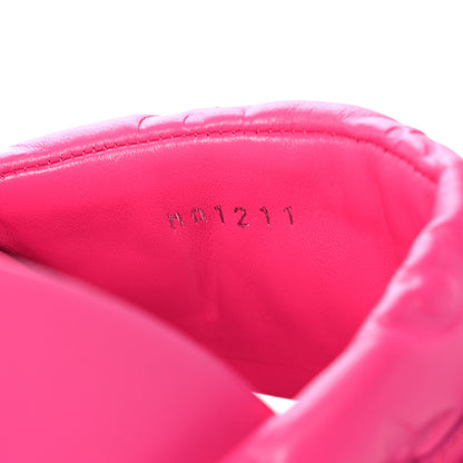 Louis Vuitton Calfskin Embossed Monogram Sunset Flat Comfort Mule 37 Rose Pop 8 of 11