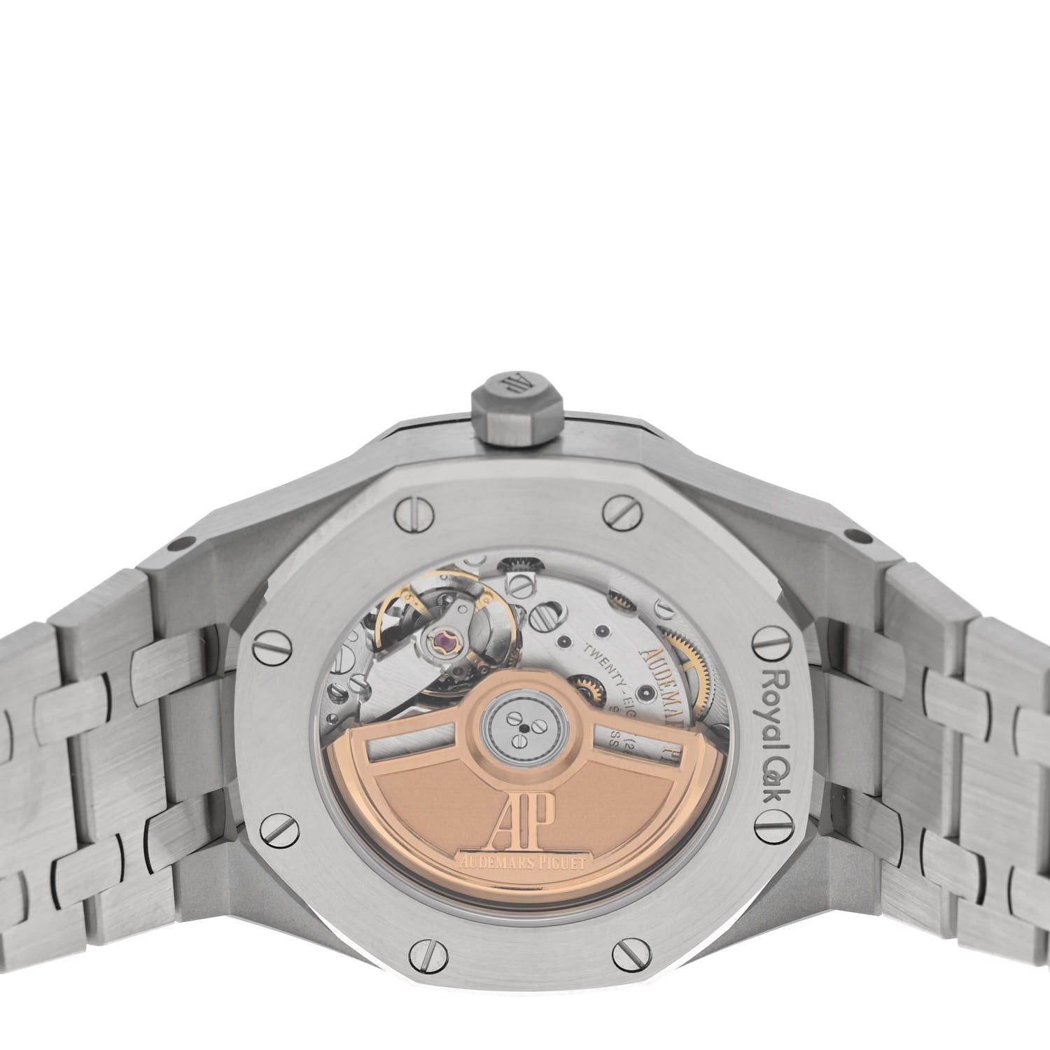 Audemars Piguet Stainless Steel Diamond 34mm Royal Oak Automatic Watch Ice Blue 77451ST.ZZ.1361ST.03 4 of 5