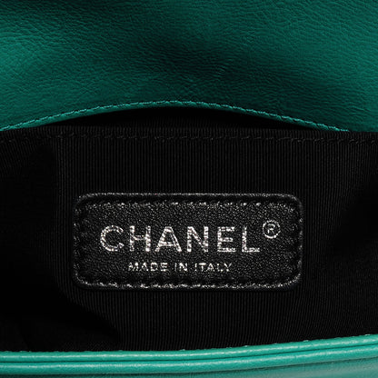 Chanel Calfskin Quilted Small Boy Flap Green 5 of 7