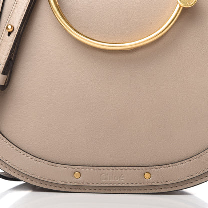 Chloe Calfskin Suede Medium Nile Bracelet Bag Motty Grey 11 of 11