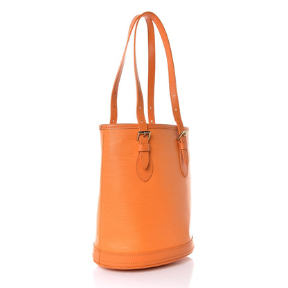 Louis Vuitton Epi Petit Bucket 23 Mandarin 4 of 10