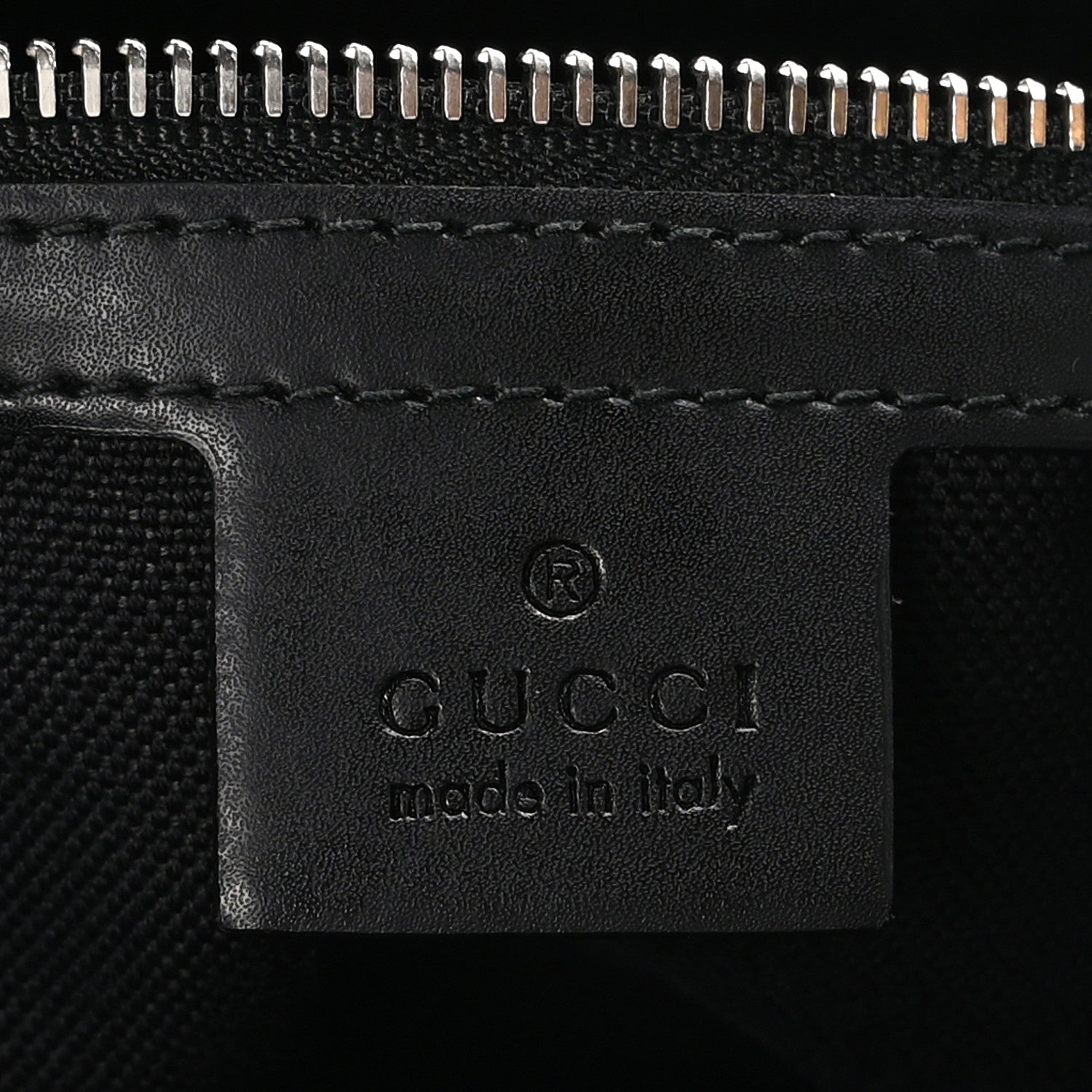 Gucci Soft GG Supreme Monogram Appia Calfskin Web East West Messenger Bag Black Grey 6 of 12