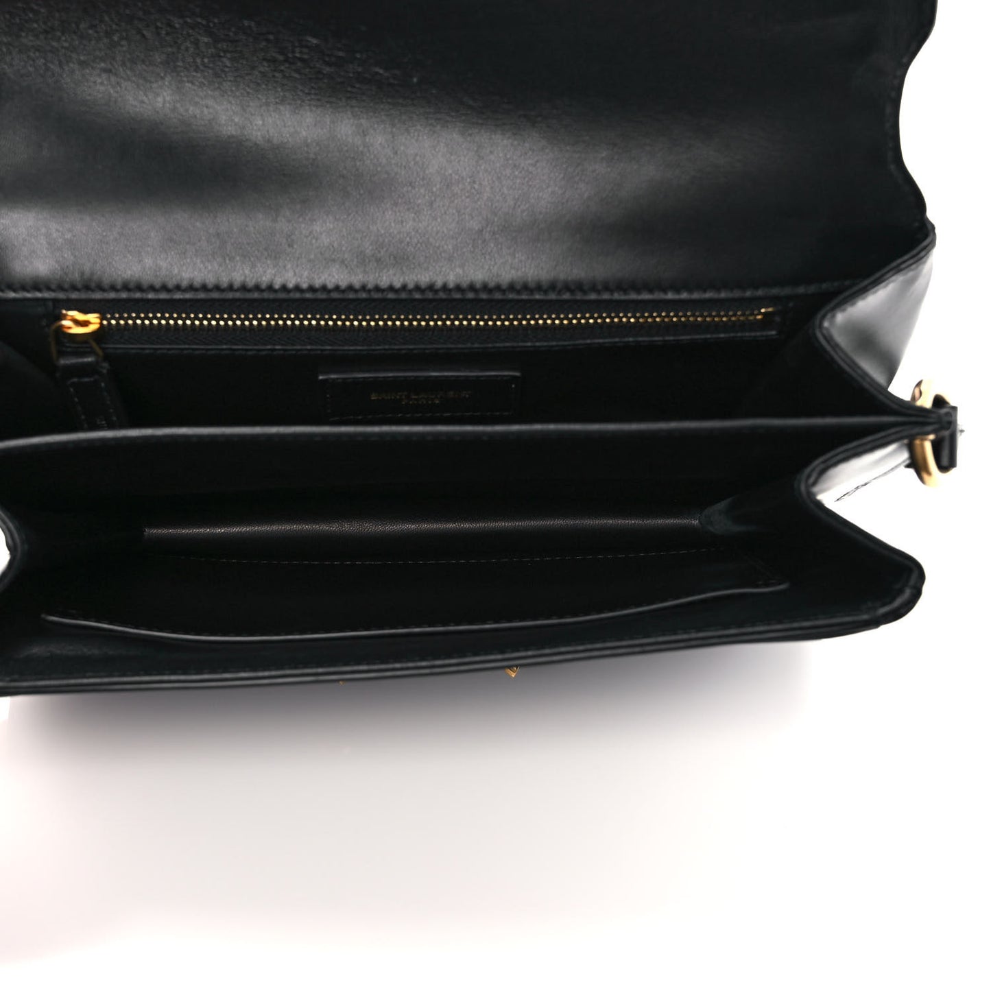 Smooth Calfskin Le Maillon Satchel Black