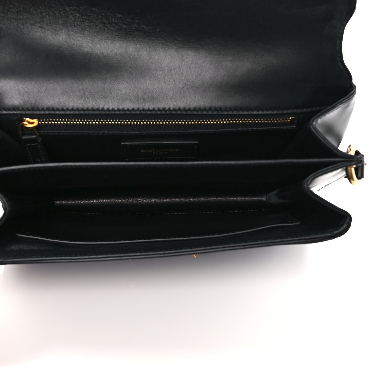 Saint Laurent Smooth Calfskin Le Maillon Satchel Black 5 of 9