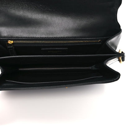 Saint Laurent Smooth Calfskin Le Maillon Satchel Black 5 of 9