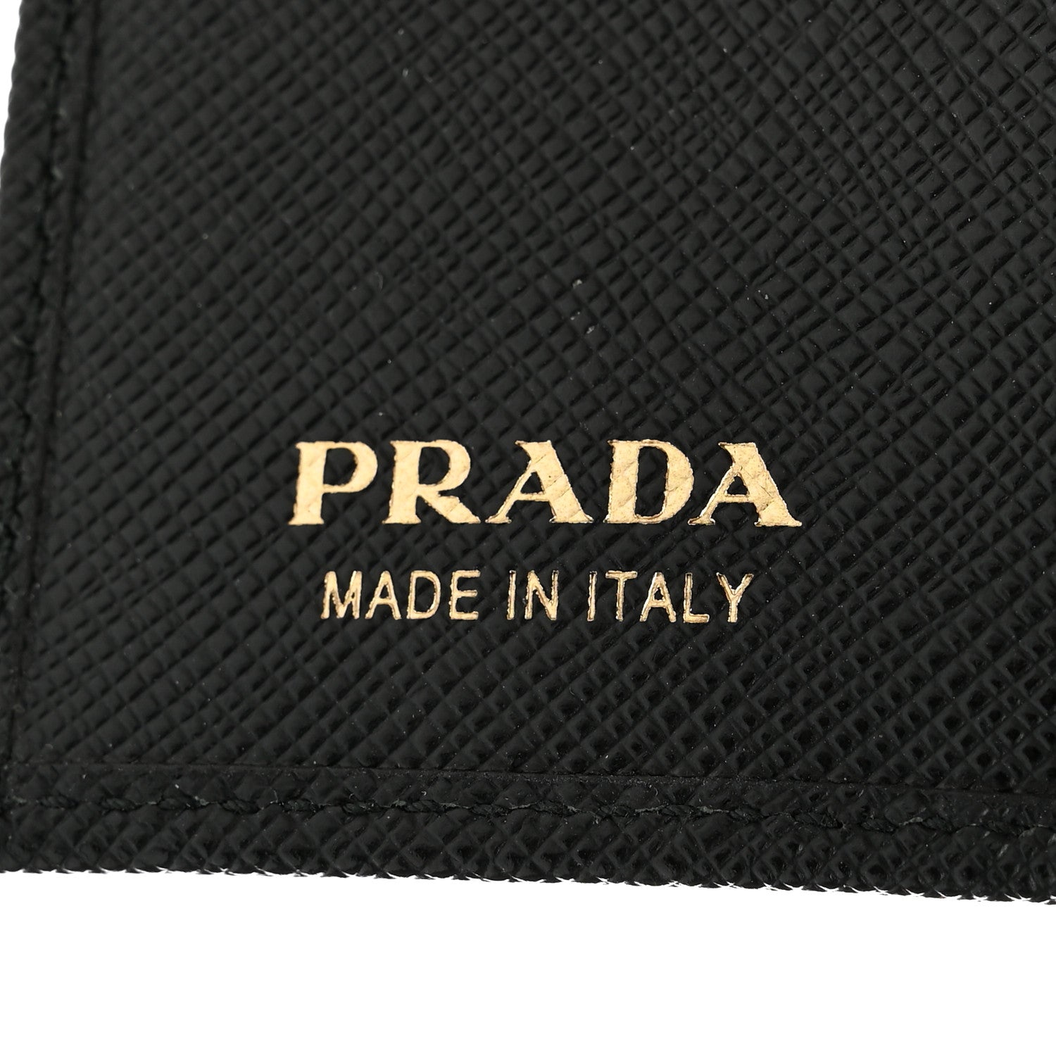 Prada Saffiano Metal 6 Key Holder Black 6 of 6