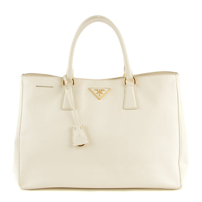Prada Saffiano Lux Large Tote Talco 1 of 10