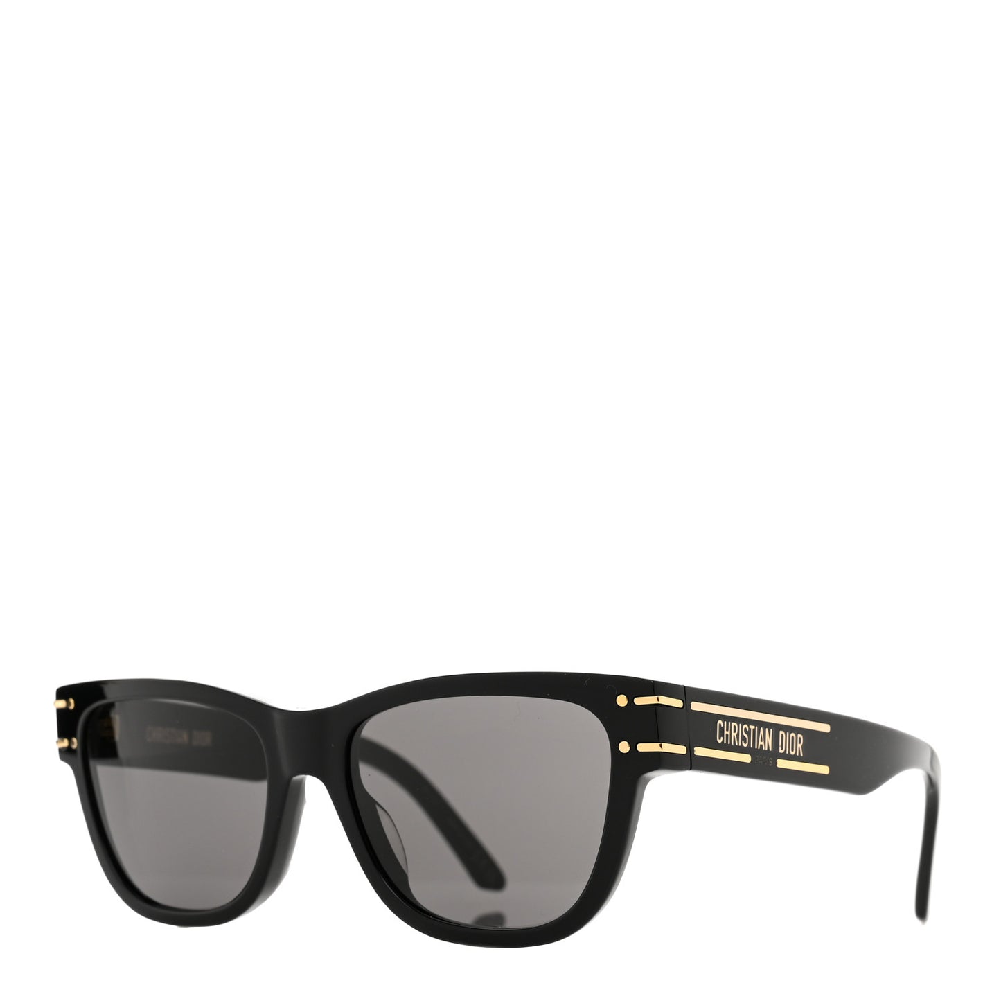 Diorsignature S6U Square Sunglasses Black