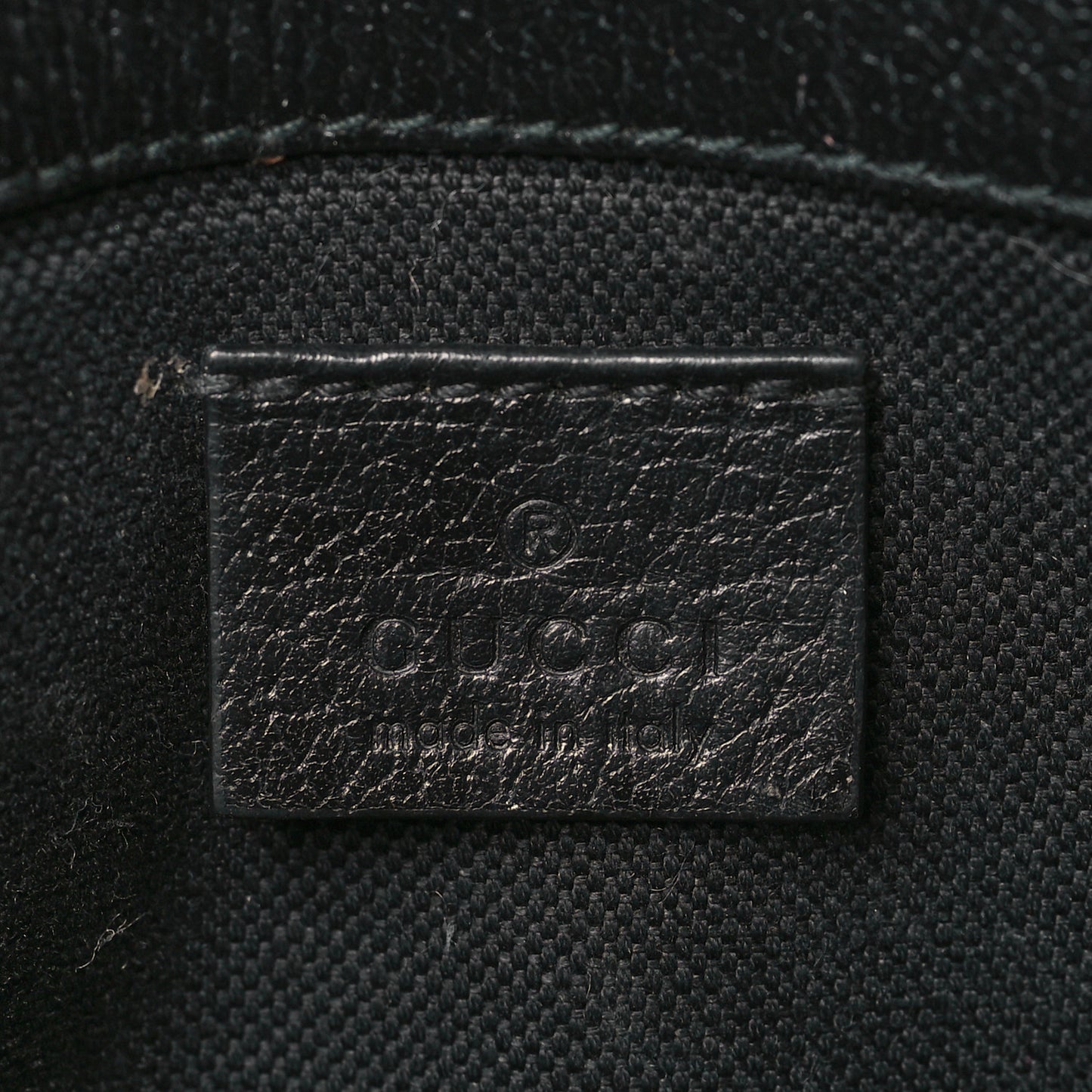 GG Supreme Monogram Psychedelic Slim Belt Bag Black