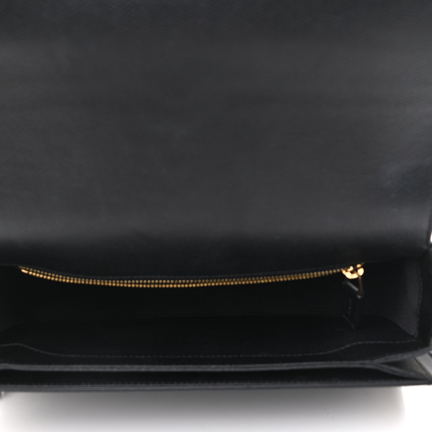Saint Laurent Textured Calfskin Medium Classic Monogram Universite Bag Black 5 of 12