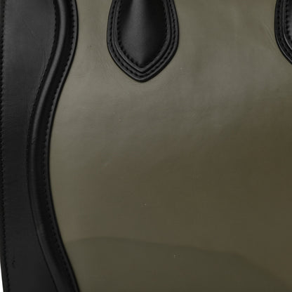 Celine Smooth Calfskin Suede Mini Tri-Color Luggage Almond 9 of 11