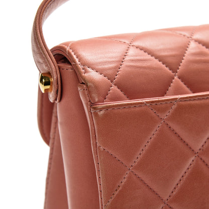 Chanel Lambskin Quilted Envelope Single Flap Pink 12 of 13