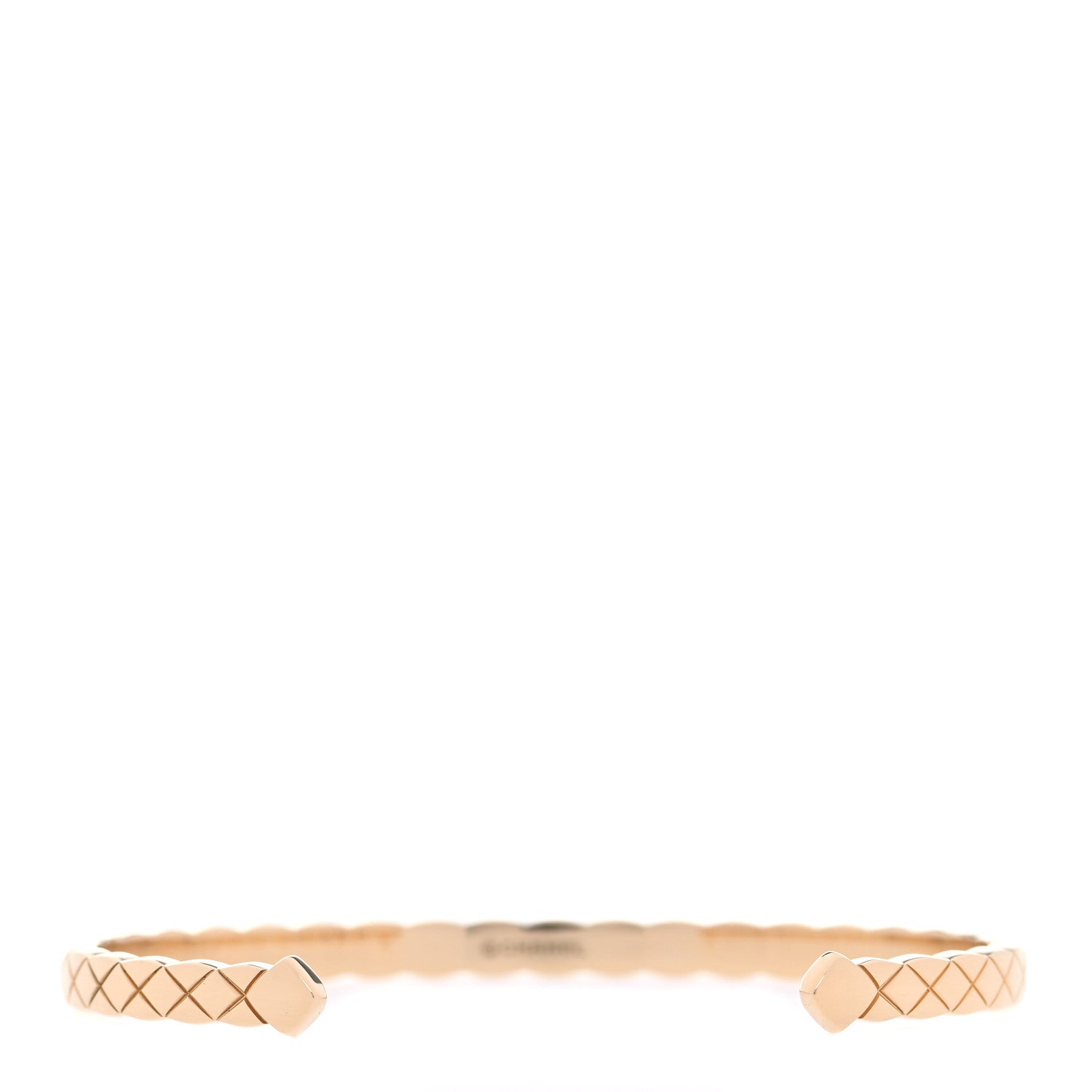 Chanel 18K Yellow Gold Coco Crush Cuff Bracelet XS 3 of 6