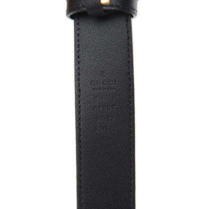 Gucci Calfskin Double G 30mm Belt 80 32 Black 6 of 6