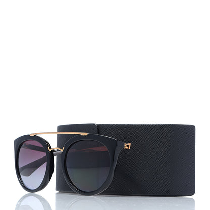 Prada Cinema Polarized Sunglasses SPR23S Black Gold 8 of 8