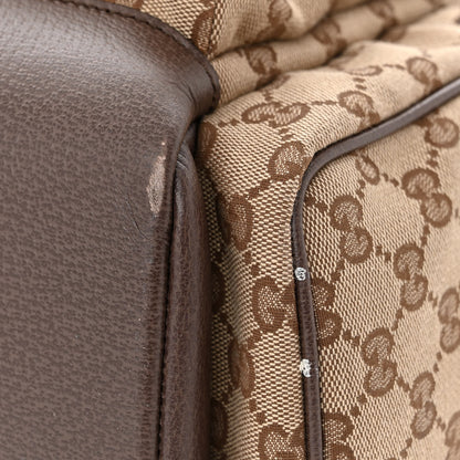 Gucci Monogram Web Medium Diaper Bag Beige Ebony 13 of 14