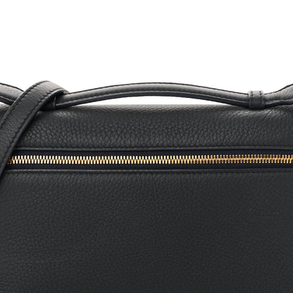 Loro Piana Grained Calfskin L19 Extra Pocket Pouch Navy 7 of 9
