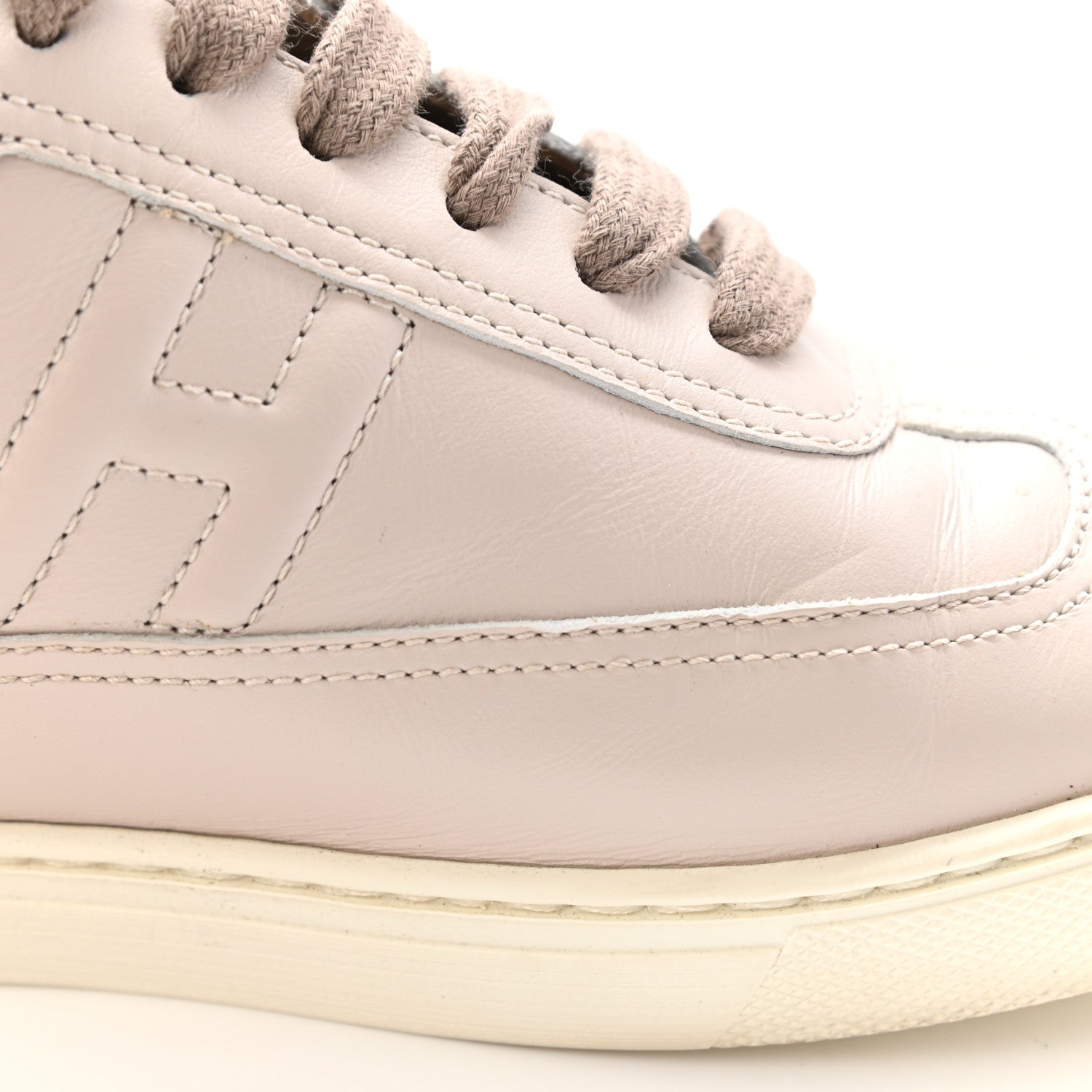 Hermes Calfskin Pegase Pop Quicker Sneakers 38 Beige Multicolor 12 of 13
