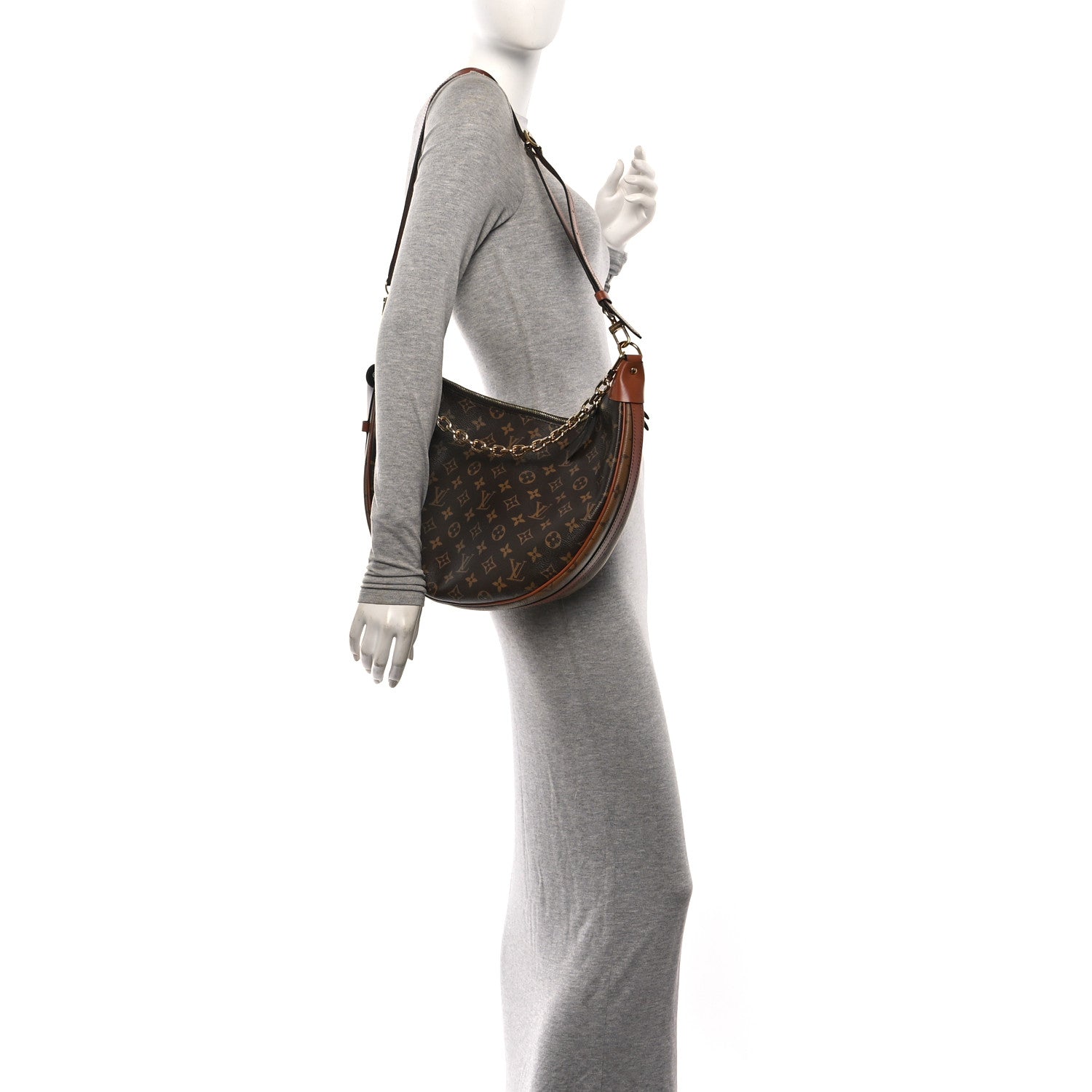Louis Vuitton Reverse Monogram Loop Hobo 2 of 9