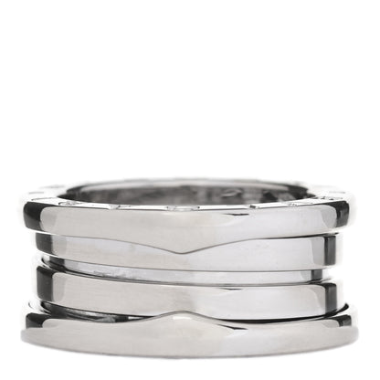 Bulgari 18K White Gold B.Zero1 Three-Band Ring 50 5.25 1 of 7