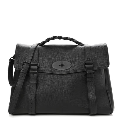 Mulberry Heavy Grain Oversized Alexa Black 1 of 9