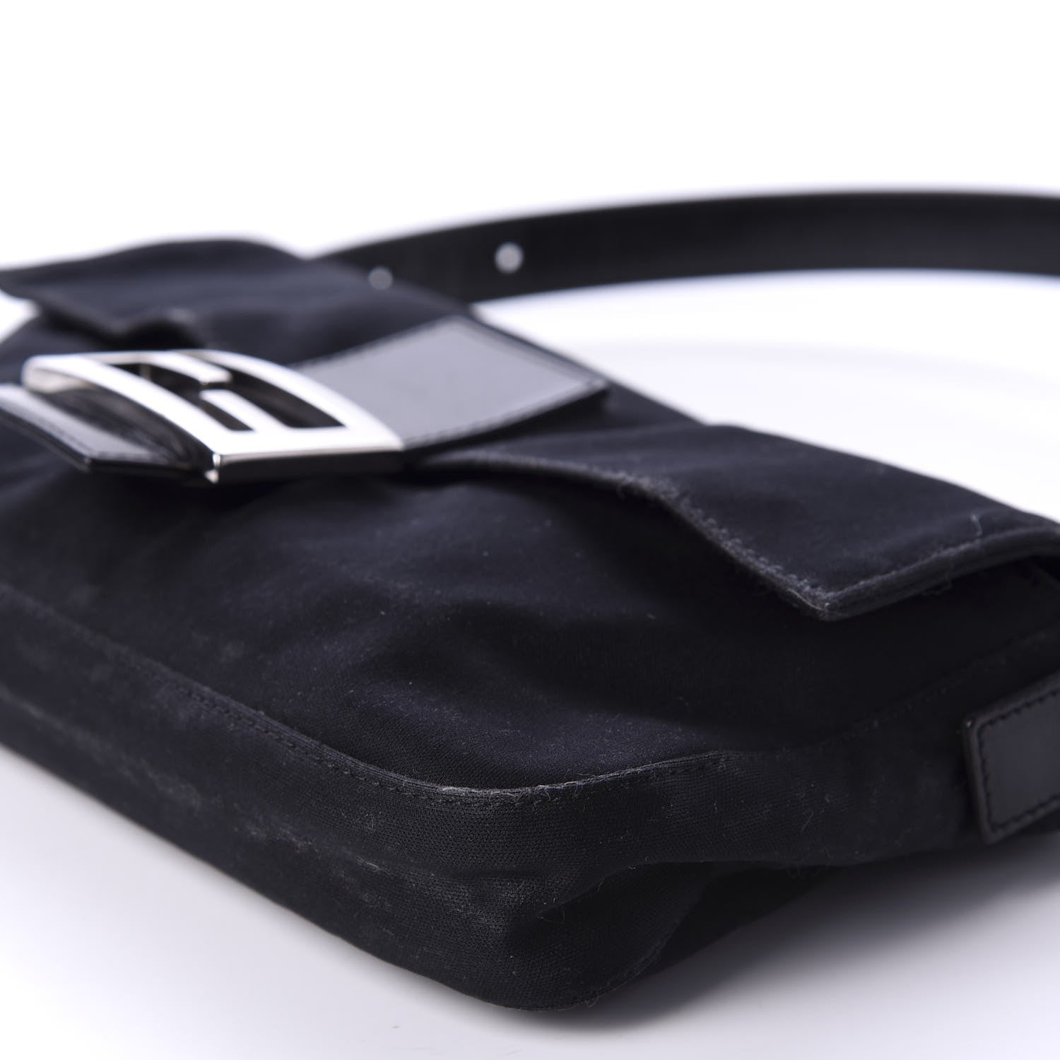 Fendi Satin Baguette Black 7 of 15