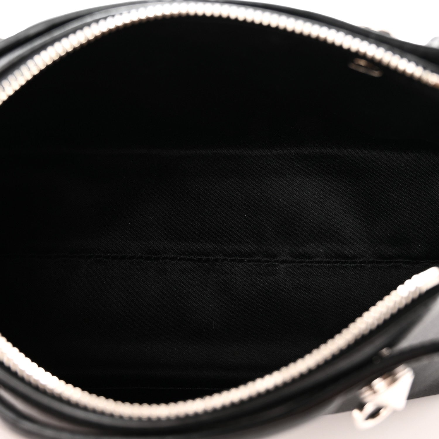 Fendi Shiny Nappa Crystal Croc Tail Mini By The Way Boston Bag Black Smoky Quartz 5 of 10