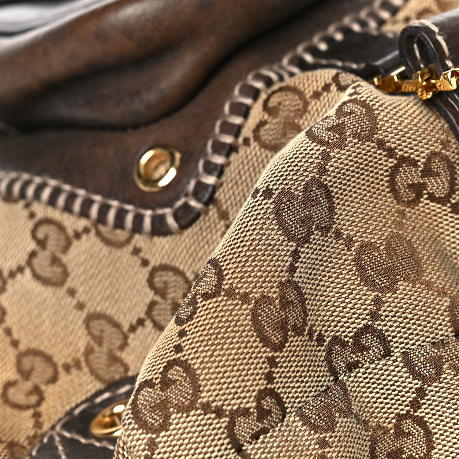 Gucci Monogram Medium Darwin Convertible Backpack Brown 7 of 10