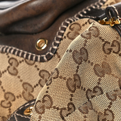 Gucci Monogram Medium Darwin Convertible Backpack Brown 7 of 10