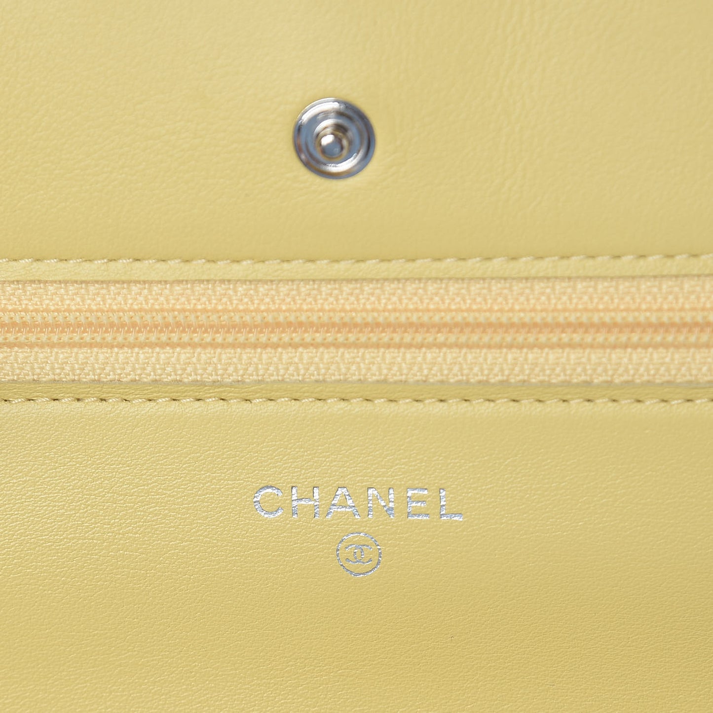 Patent CC Compact Wallet on Chain WOC Yellow
