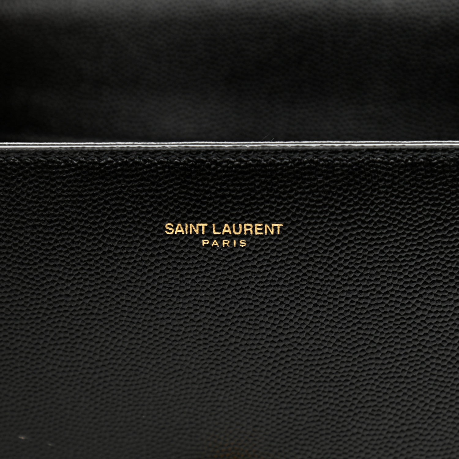 Saint Laurent Grain de Poudre Mini Classic Monogram Cassandra Top Handle Black 6 of 10