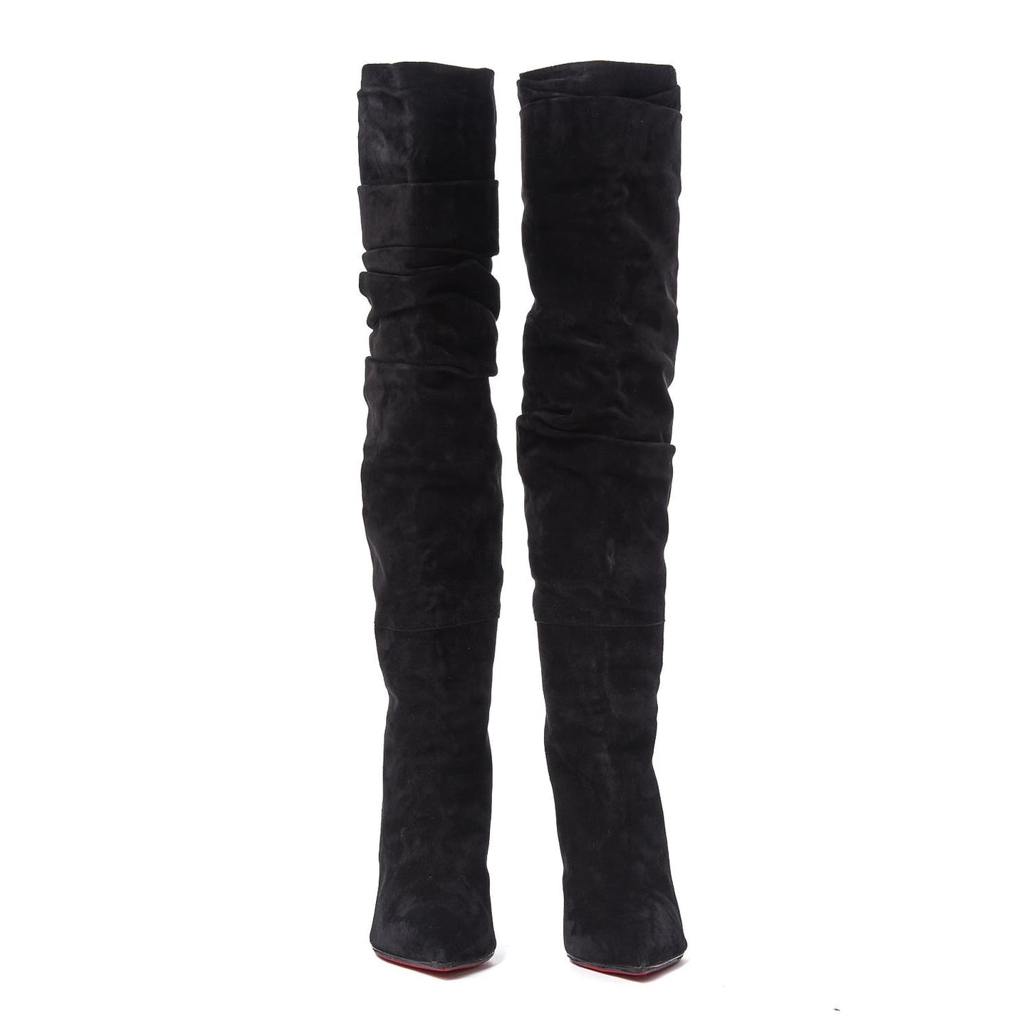 Veau Velours Ishtar Botta 100 Knee Boots 40.5 Black