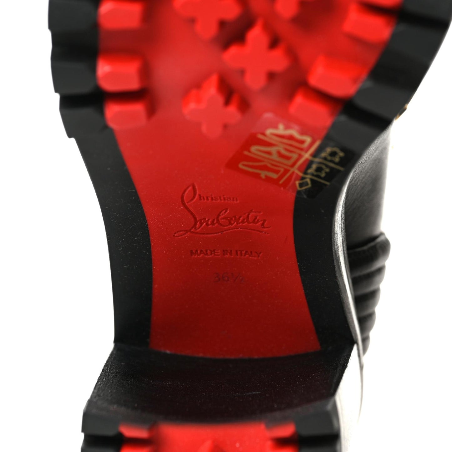 Calfskin Shearling Yetita 70 Hiker Booties 36.5 Black