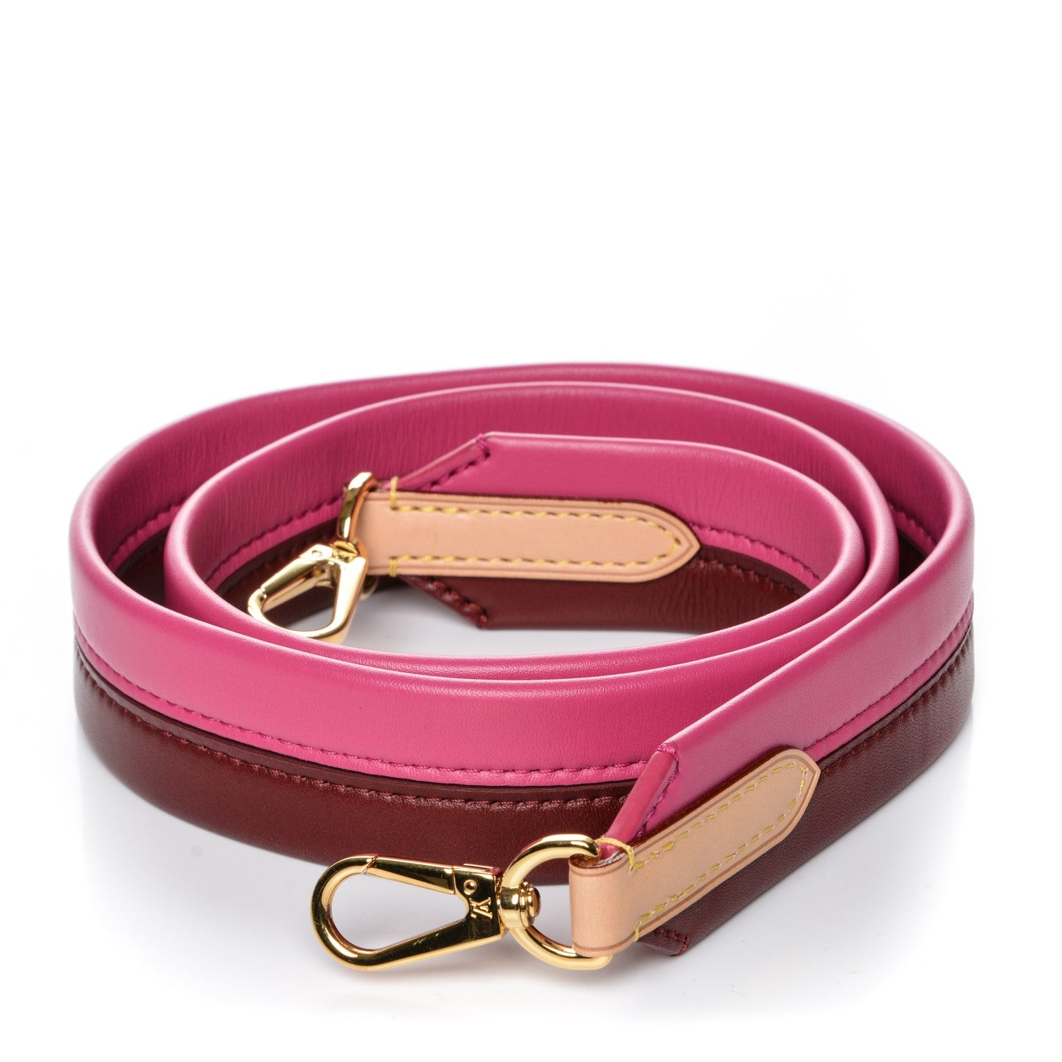Louis Vuitton Calfskin Cluny BB Shoulder Strap Bordeaux Fuchsia 1 of 3