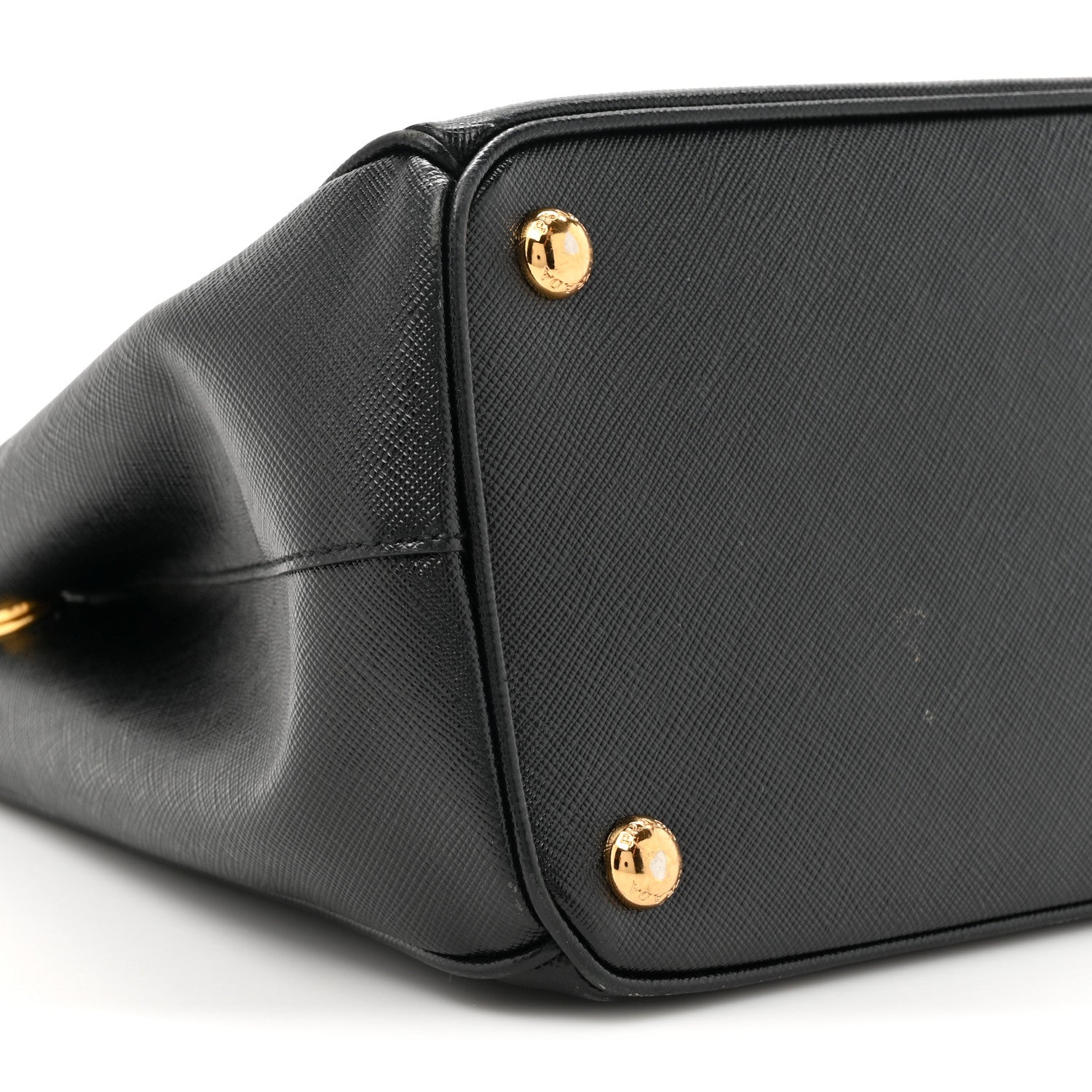 Prada Saffiano Small Galleria Double Zip Tote Black 9 of 17