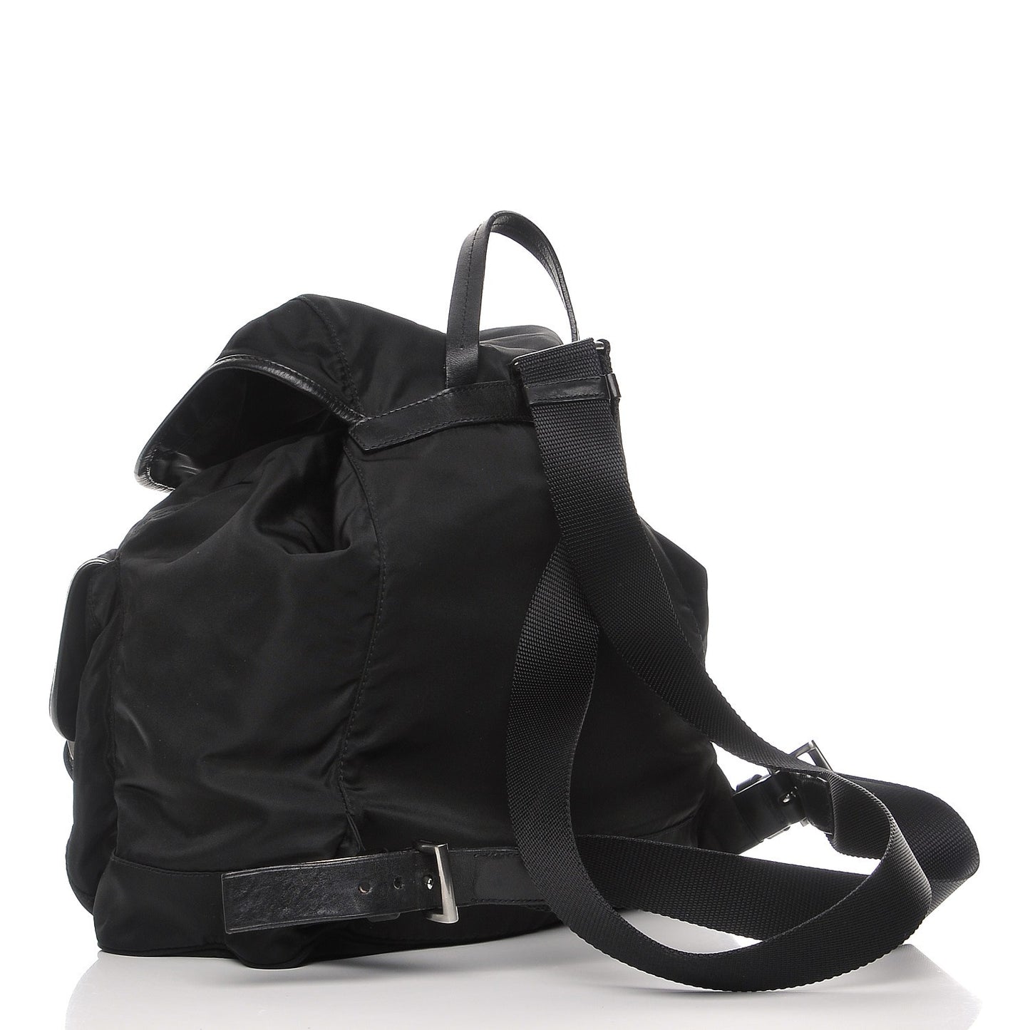 Nylon Vela Medium Backpack Black