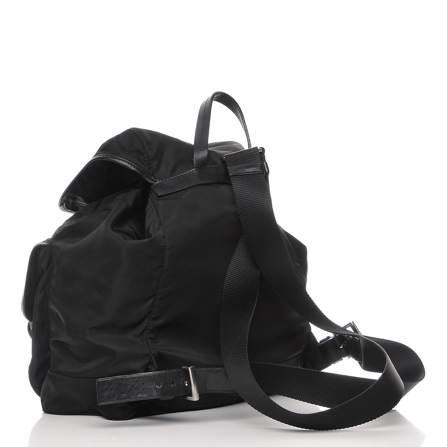 Prada Nylon Vela Medium Backpack Black 3 of 10