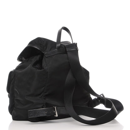Prada Nylon Vela Medium Backpack Black 3 of 10