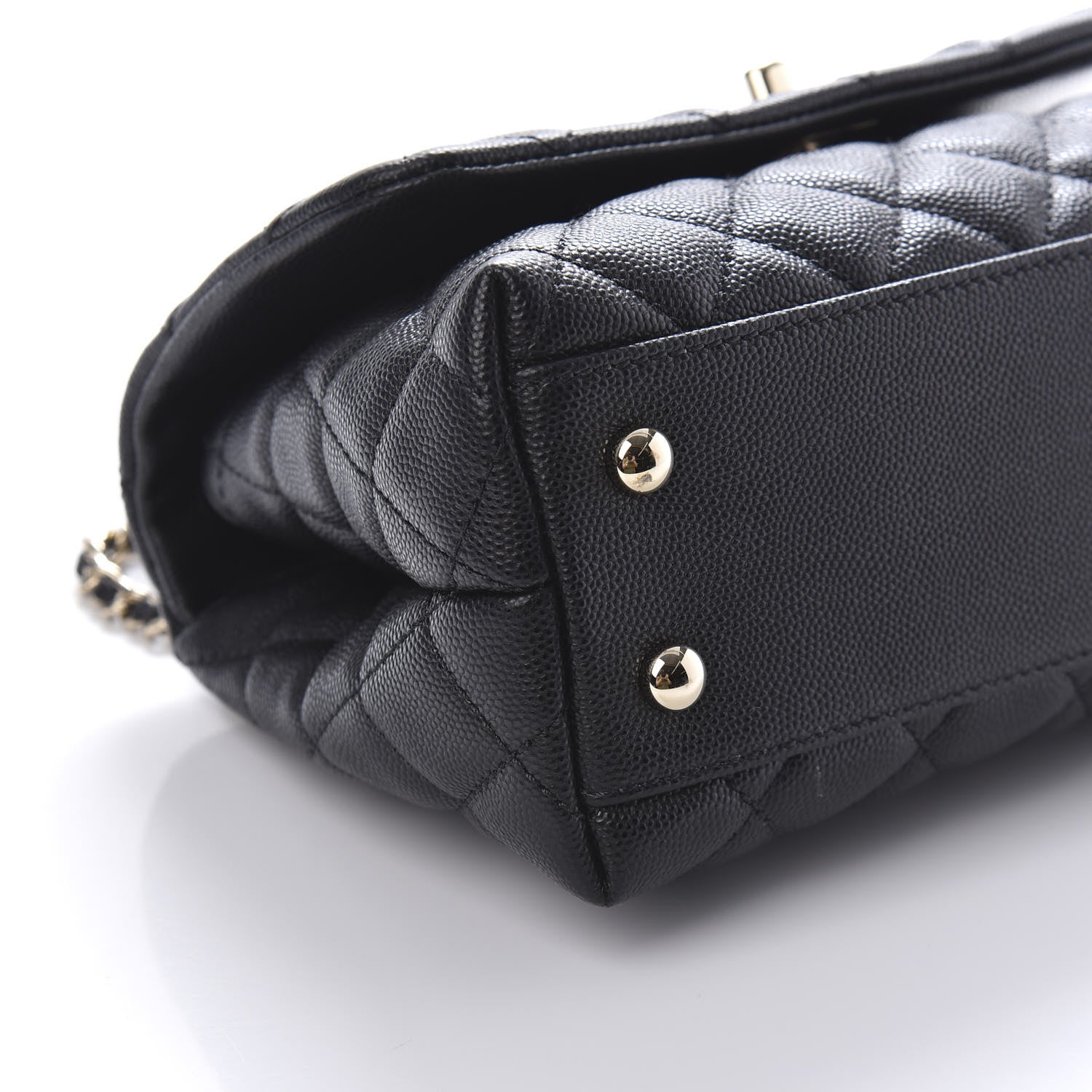 Chanel Caviar Quilted Mini Coco Handle Flap Black 7 of 11