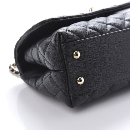 Chanel Caviar Quilted Mini Coco Handle Flap Black 7 of 11