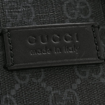 Gucci GG Supreme Monogram Appia Calfskin Web Mini Tote Bag Black 14 of 14