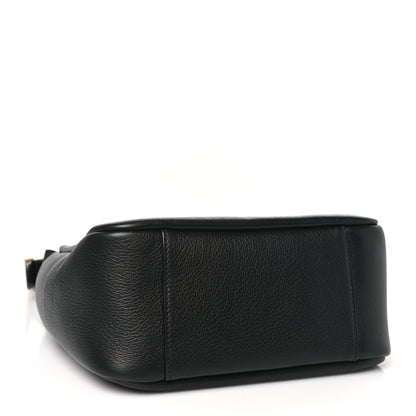 Saint Laurent Smooth Calfskin Small Le 5 A 7 Soft Hobo Black 4 of 9