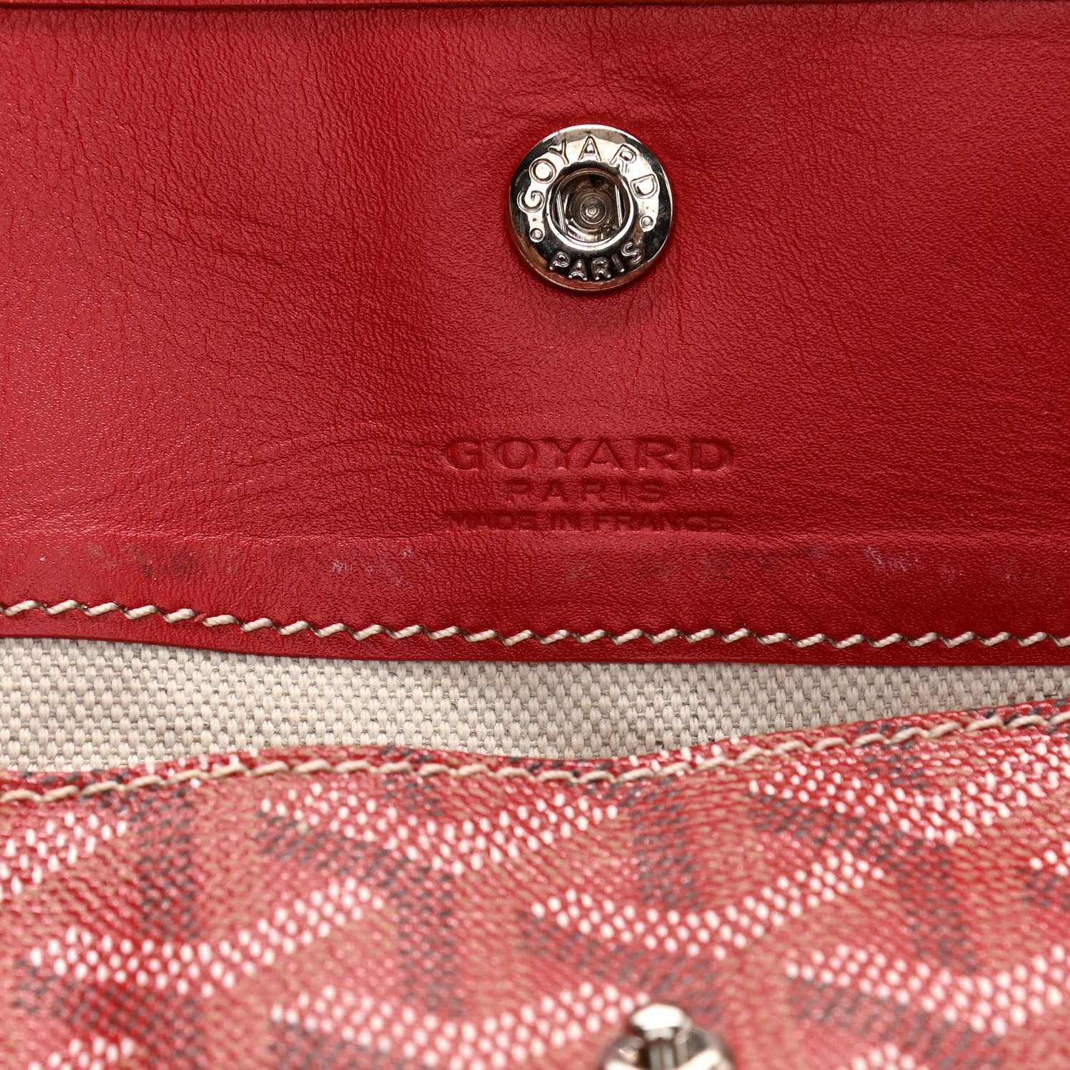 Goyard Goyardine Saint Louis GM Red 7 of 13