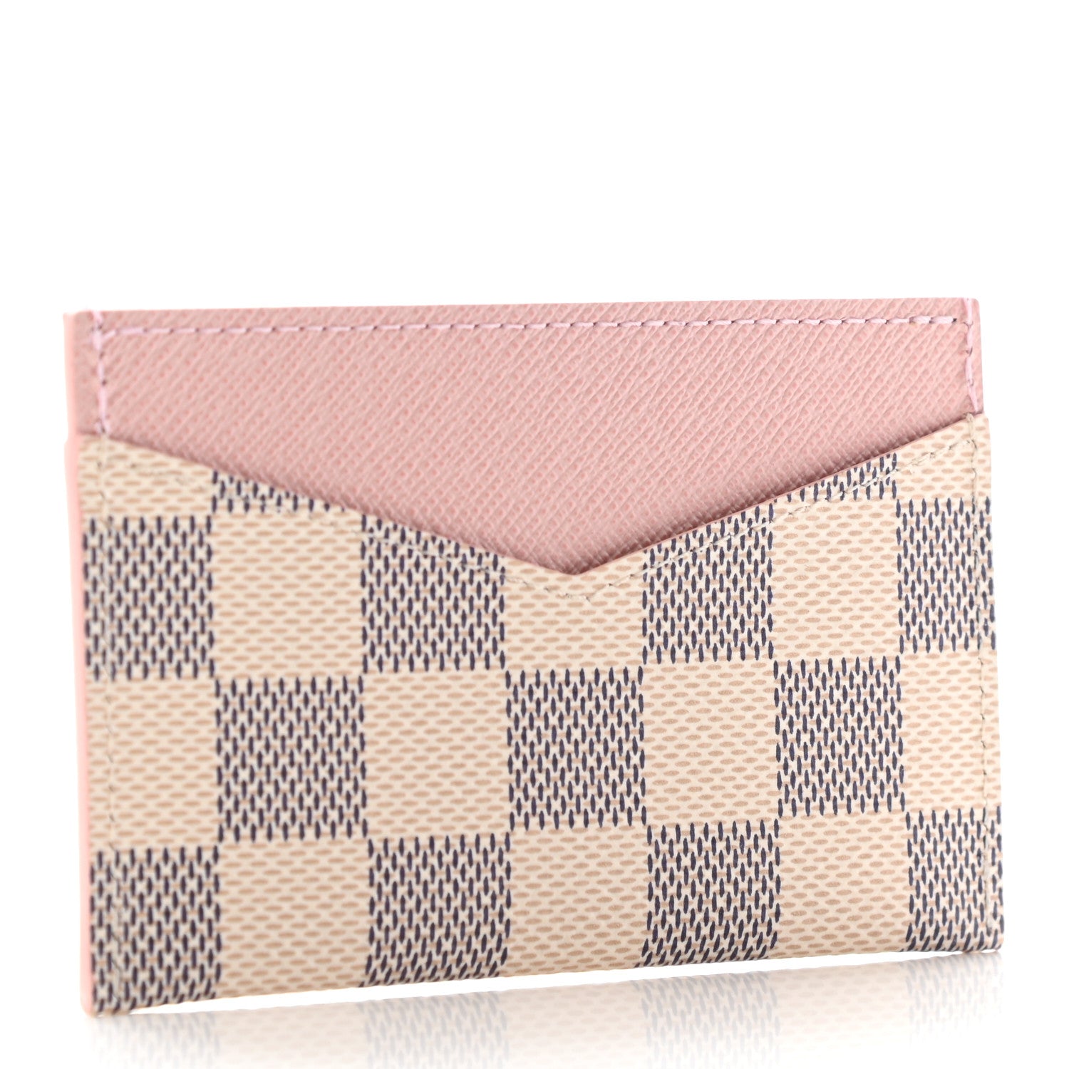 Louis Vuitton Damier Azur Daily Card Holder Rose Ballerine 3 of 6