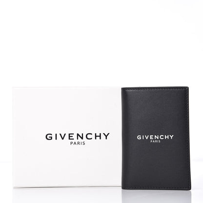 Givenchy Calfskin Logo Folding Card Holder Black 8 of 8