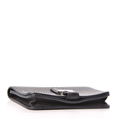 Hermes Togo Dogon Card Case Black 4 of 9