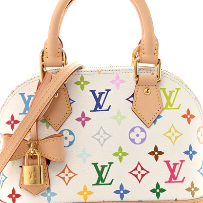 Louis Vuitton LV x TM Monogram Multicolor Alma BB White 7 of 9