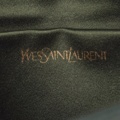 Saint Laurent Textured Patent Calfskin Large Belle De Jour Clutch Tartan Green 6 of 6